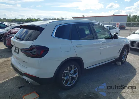 2023 BMW X3 Sdrive30I из США, поврежденный, VIN 5UX43DP08P9N72475